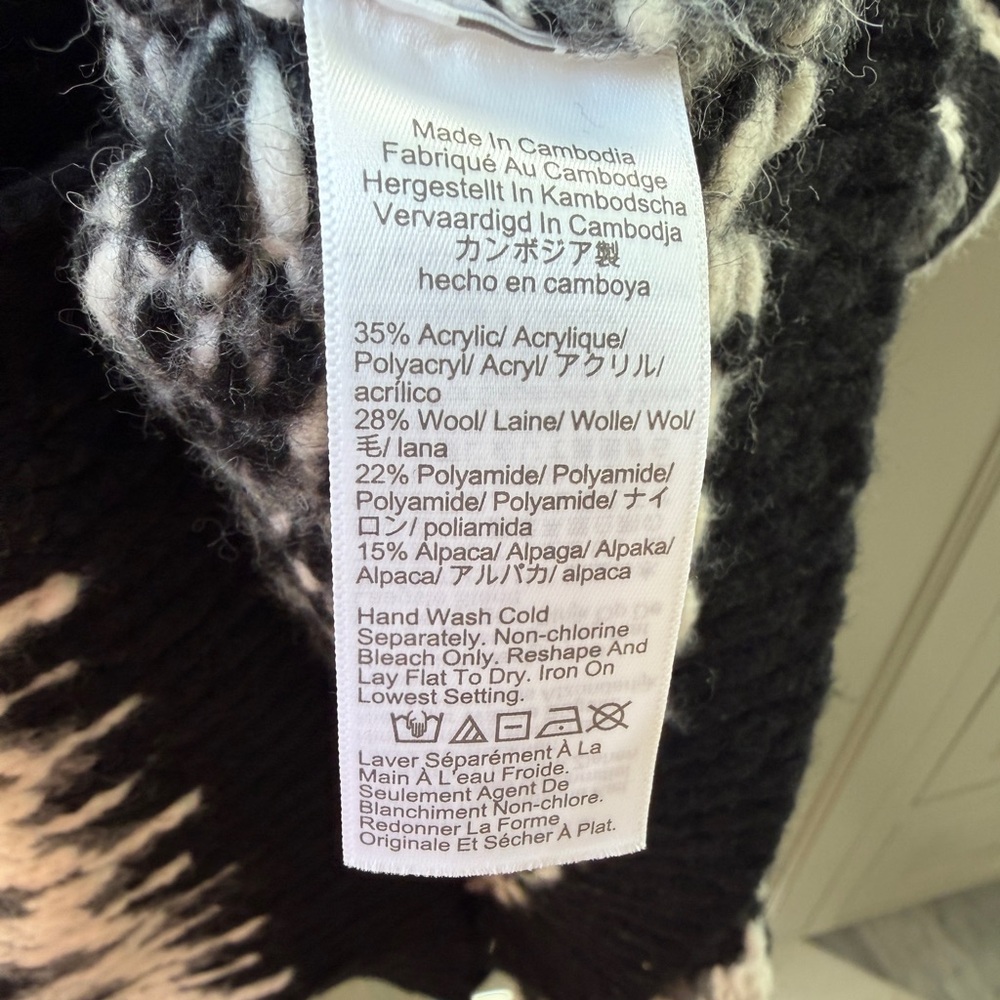 NWT J.Crew fair isle cardigan sweater - Picture 5 of 7